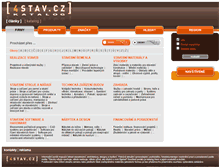 Tablet Screenshot of katalog.4stav.cz